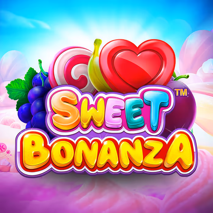 Sweet Bonanza slot with fruit symbols and multiplier bombs bonus rounds